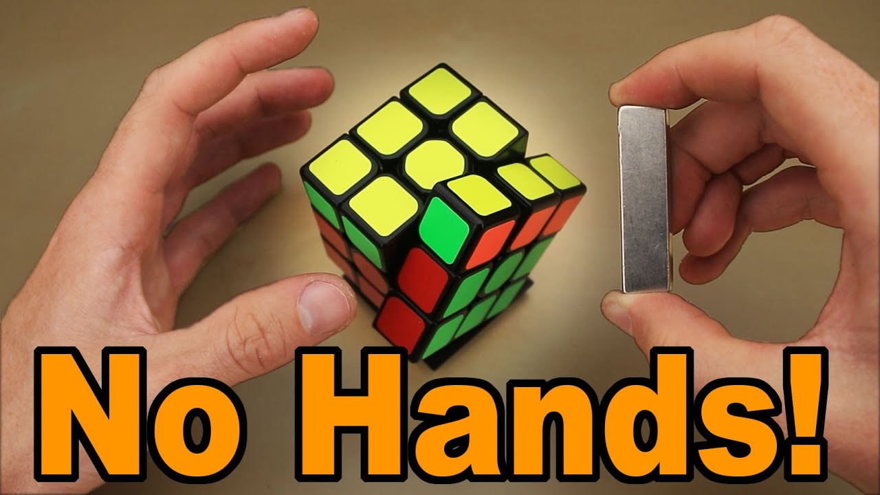 Solving a Rubik's Cube without TOUCHING it