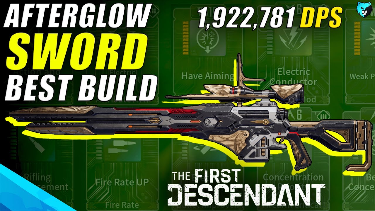 BEST Afterglow Sword Weapon Build Guide in The First Descendant