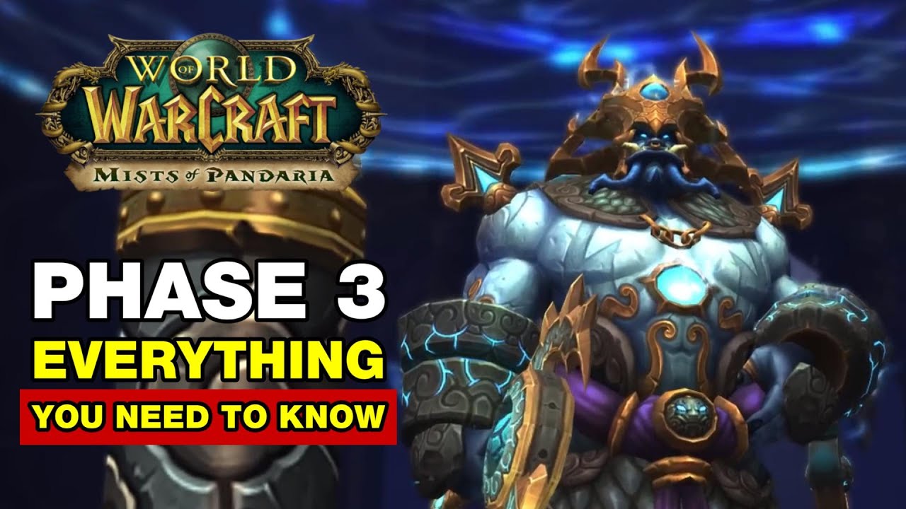 MoP Classic Phase 3 - EVERYTHING You Need To Know (RPPM, Thunderforged, Legendary & more)