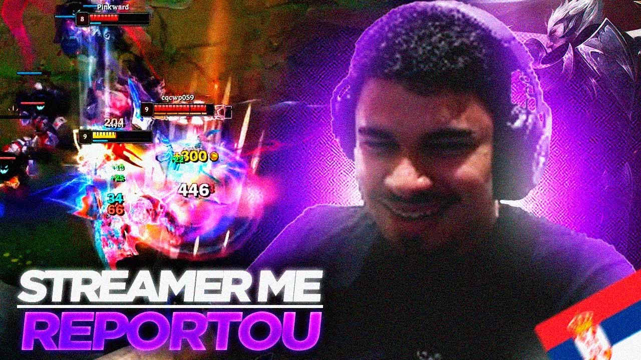 AMASSEI UM STREAMER GRINGO E ELE ME REPORTOU!