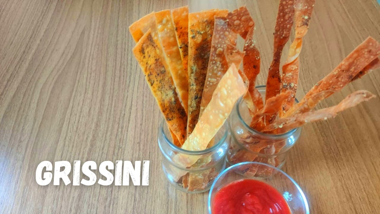 GRISSINI COM MASSA DE PASTEL | SUPER PRÁTICO