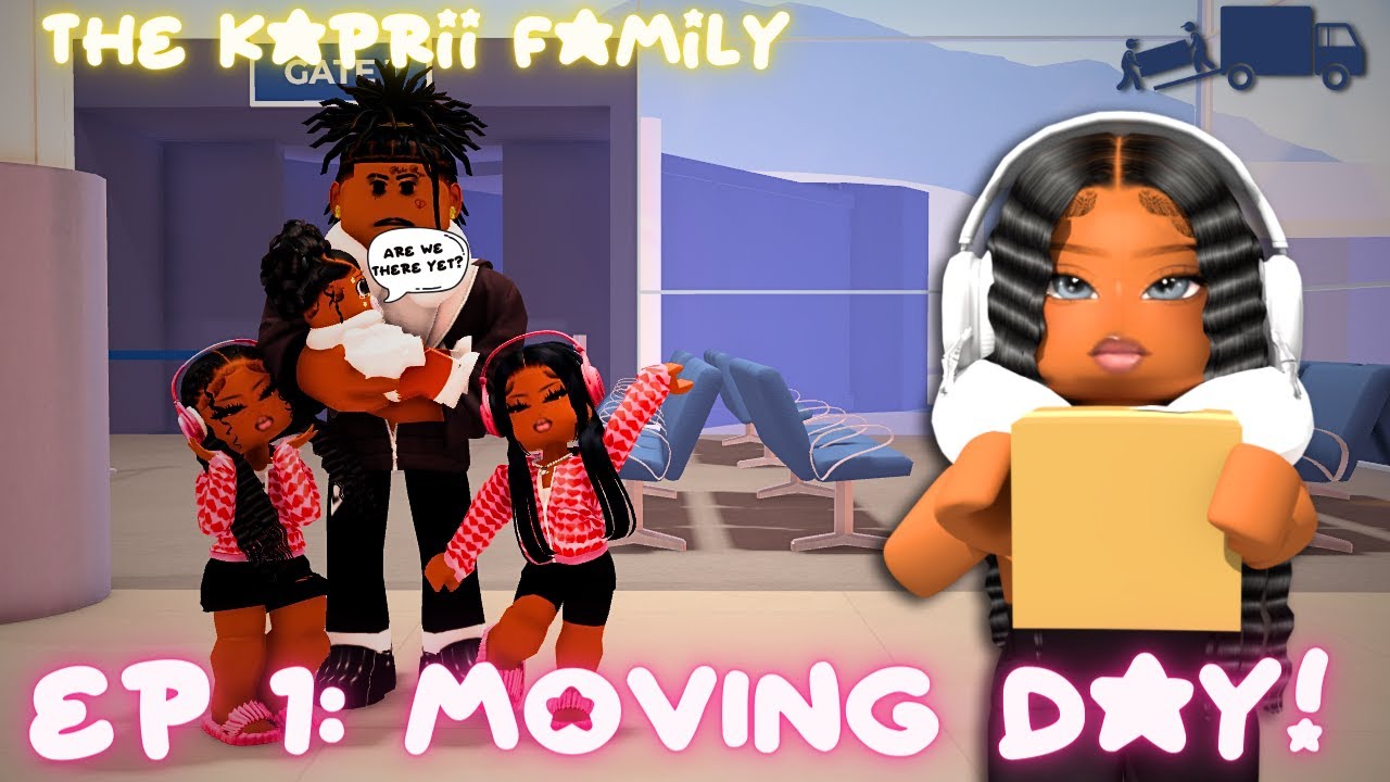 MOVING DAY! *YOU WON'T BELIEVE WHAT HAPPENED* (The Kaprii's EP. 1) ♡ | Berry Ave Family RP! *VOICED*