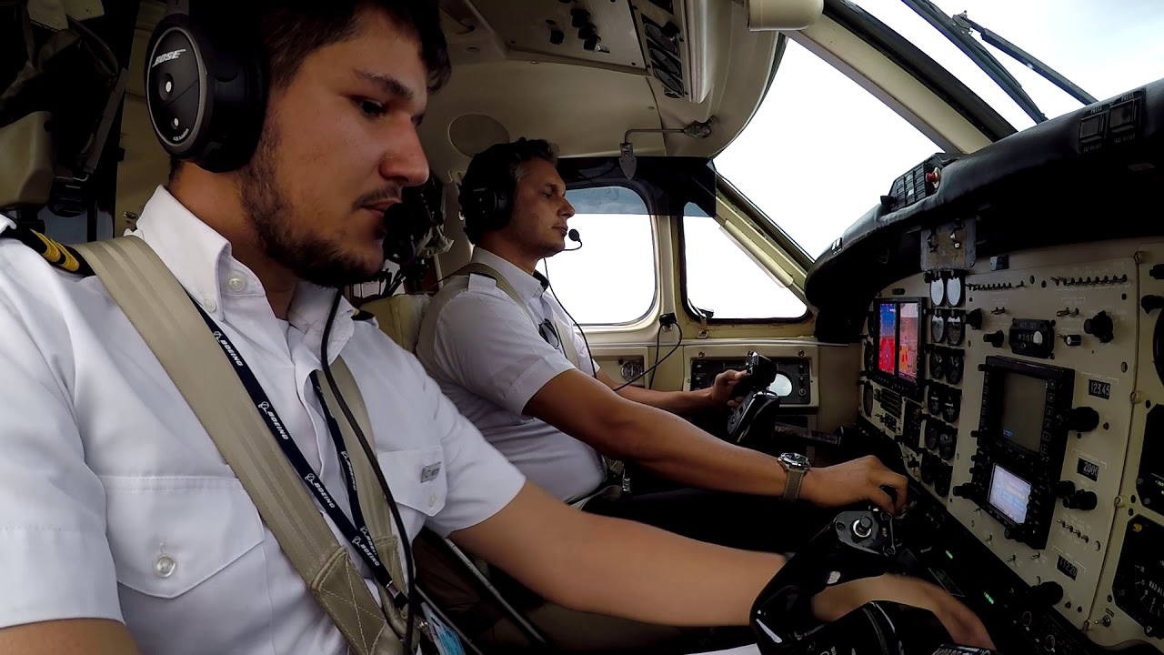 King Air F90 - Decolagem de Palmas Destino Manaus