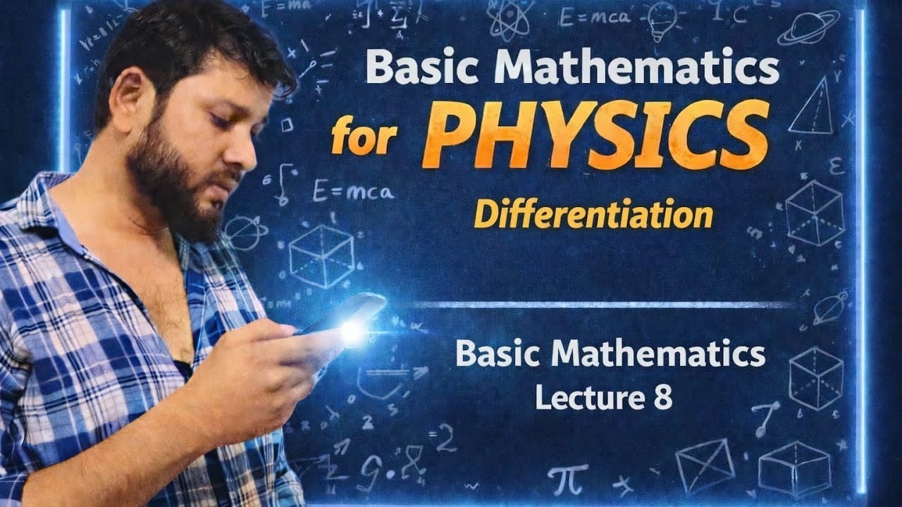 Differentitaion | Basic Mathematics Lecture 8 | JEE Main 2026, Advanced & NEET