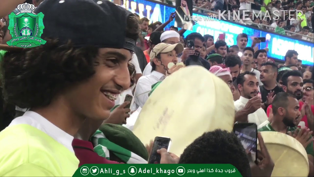 طرب رابطة المنتخب : قبل بداية المباراة (السعودية V اليابان)