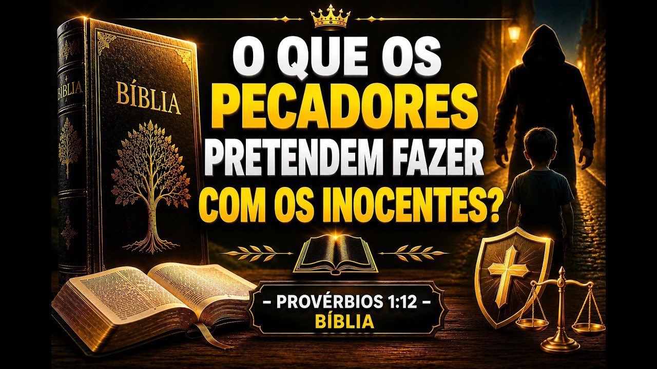 Provérbios 1:12_O que os pecadores pretendem fazer com os inocentes?