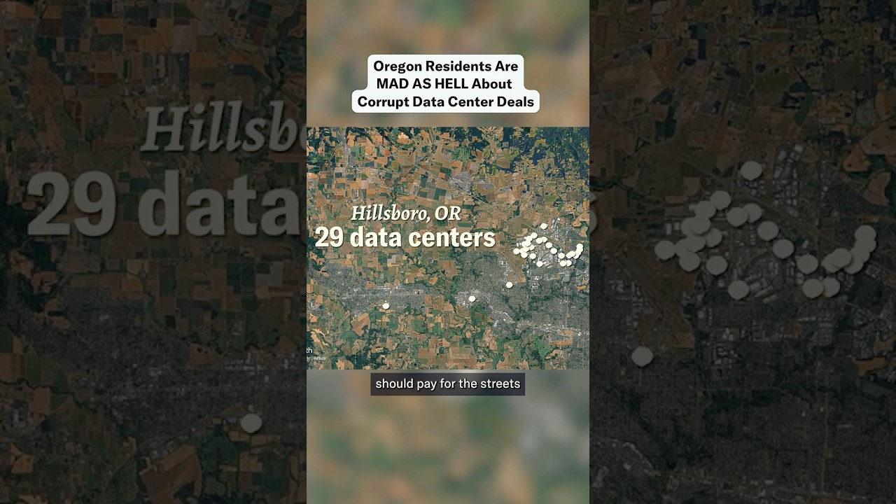 Oregon Residents Are MAD AS HELL About Corrupt Data Center Deals