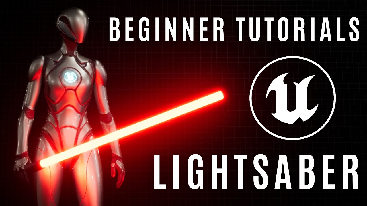 Make a LIGHTSABER in Blueprint: BEGINNER UE5 Tutorial