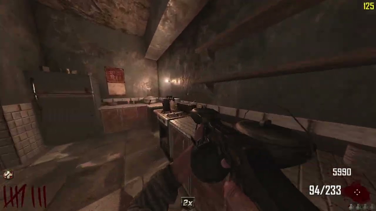 1 box hit and 1 wall weapon on all treyarch maps (Bo2 die rise)