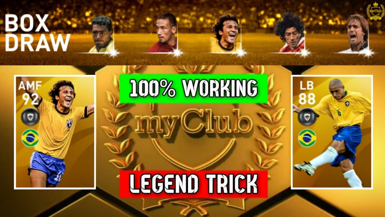 How To Get LEGEND ZICO From LEGENDS - European Clubs Box Draw || Pes 2020 Mobile