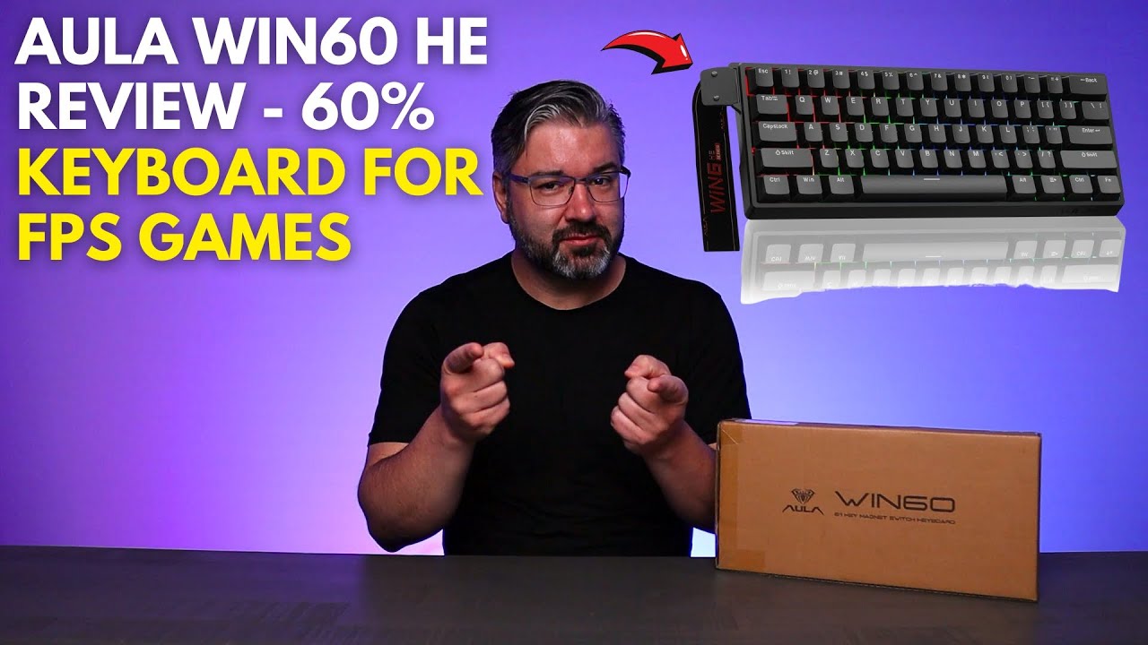 AULA WIN60 HE Review - 60% Keyboard for FPS Games!