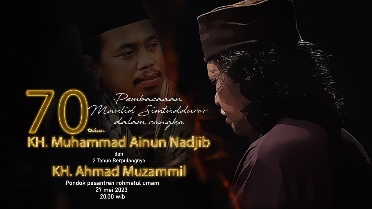 Awal Pertemuan Kyai Muzammil Dan Mbah Nun | Milad KH. Muhammad Ainun Nadjib Ke 70