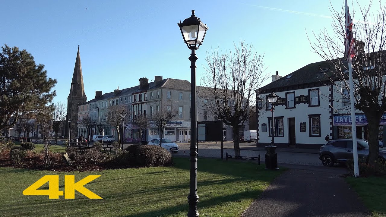 Silloth Walk: Town Centre & Beach【4K】