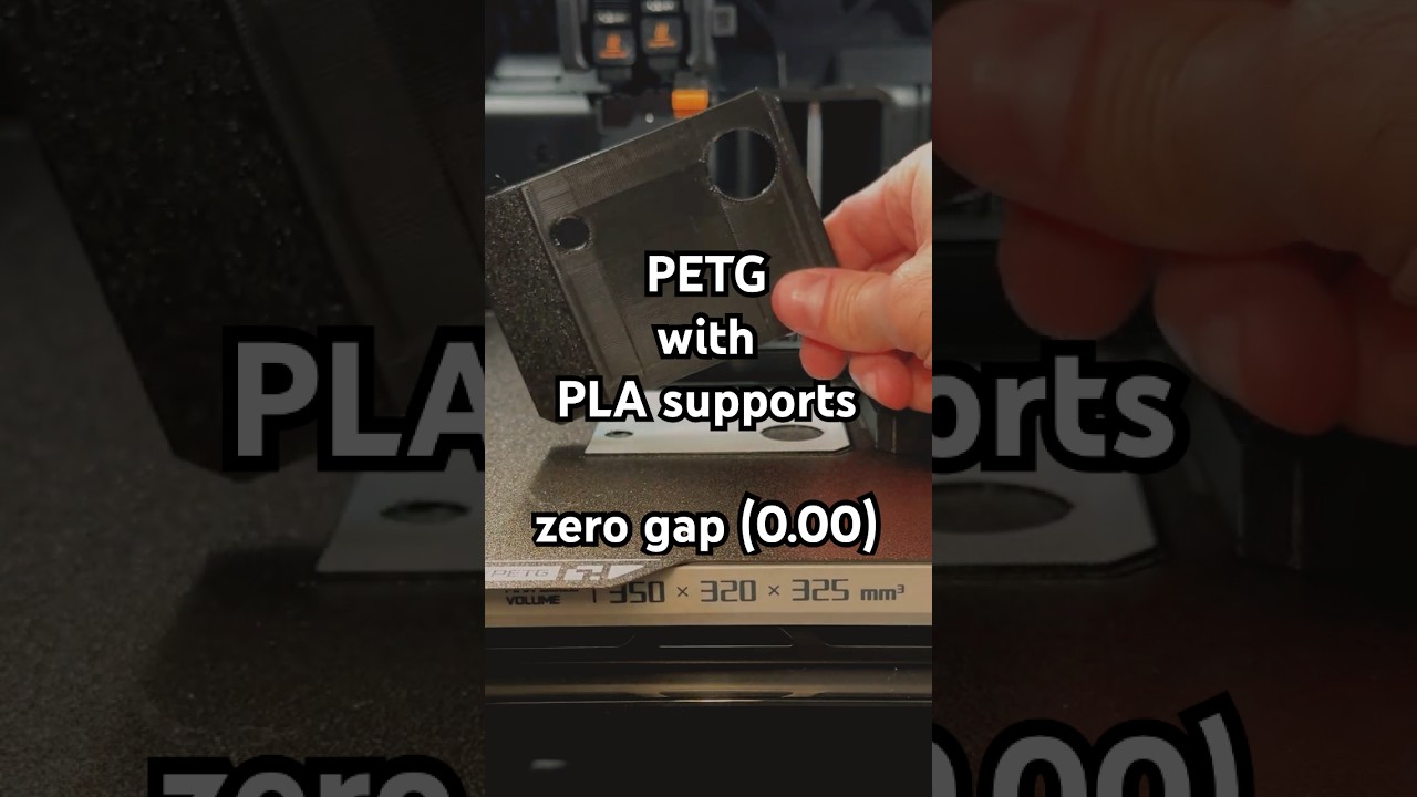 PETG with PLA Supports #3dprinting #h2d