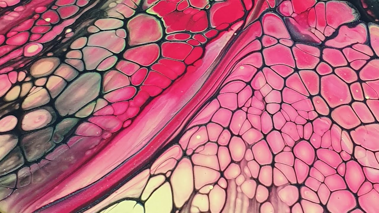 #111 Colourful Swipe on Old Record | Acrylic Pouring UK