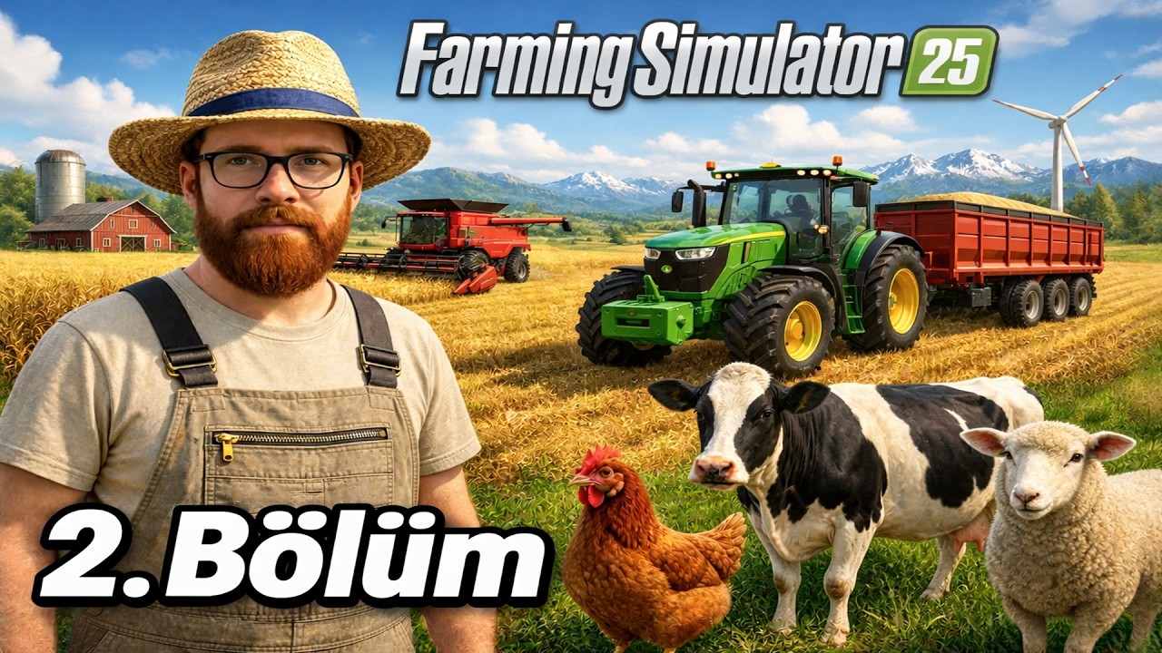 BORÇ YİĞİDİN KAMÇISIDIR! | Farming Simulator 25 Türkçe - 2.BÖLÜM - @MussiGames  ​