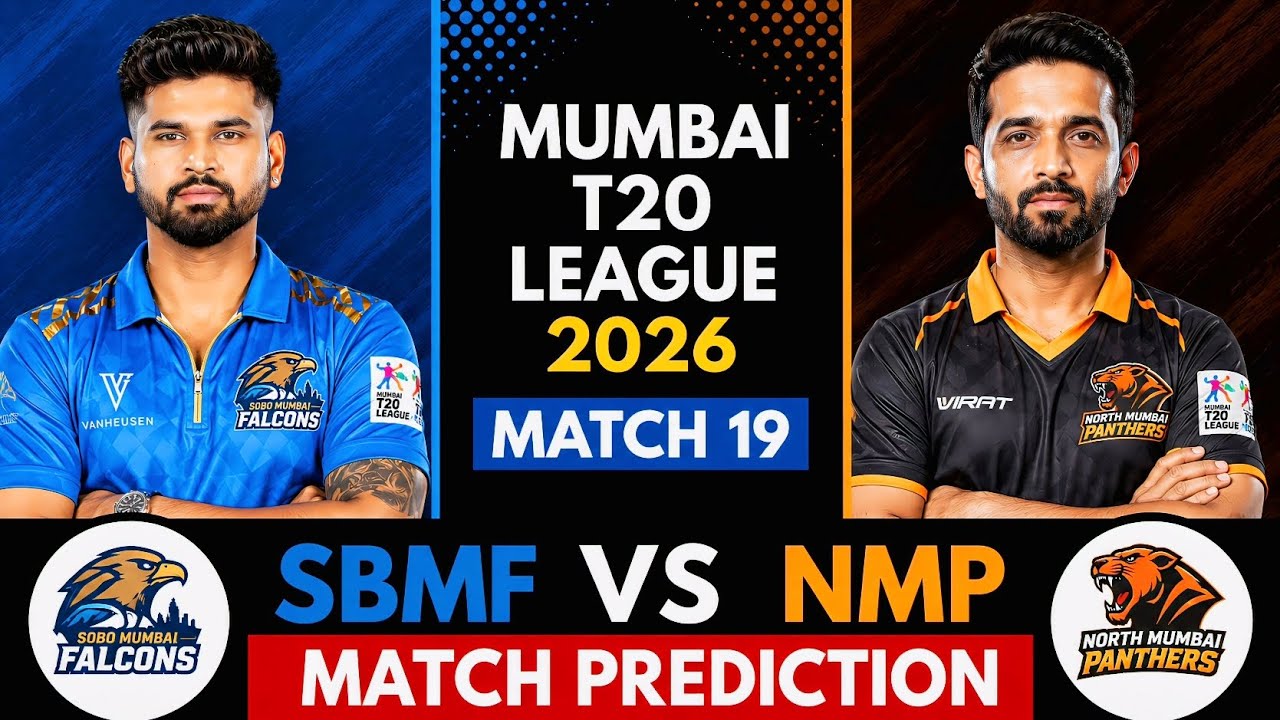 SBMF vs NMP Prediction Today 😱 | SBMF vs NMP Dream11 Prediction | Mumbai T20 League 2026 Match 19 |
