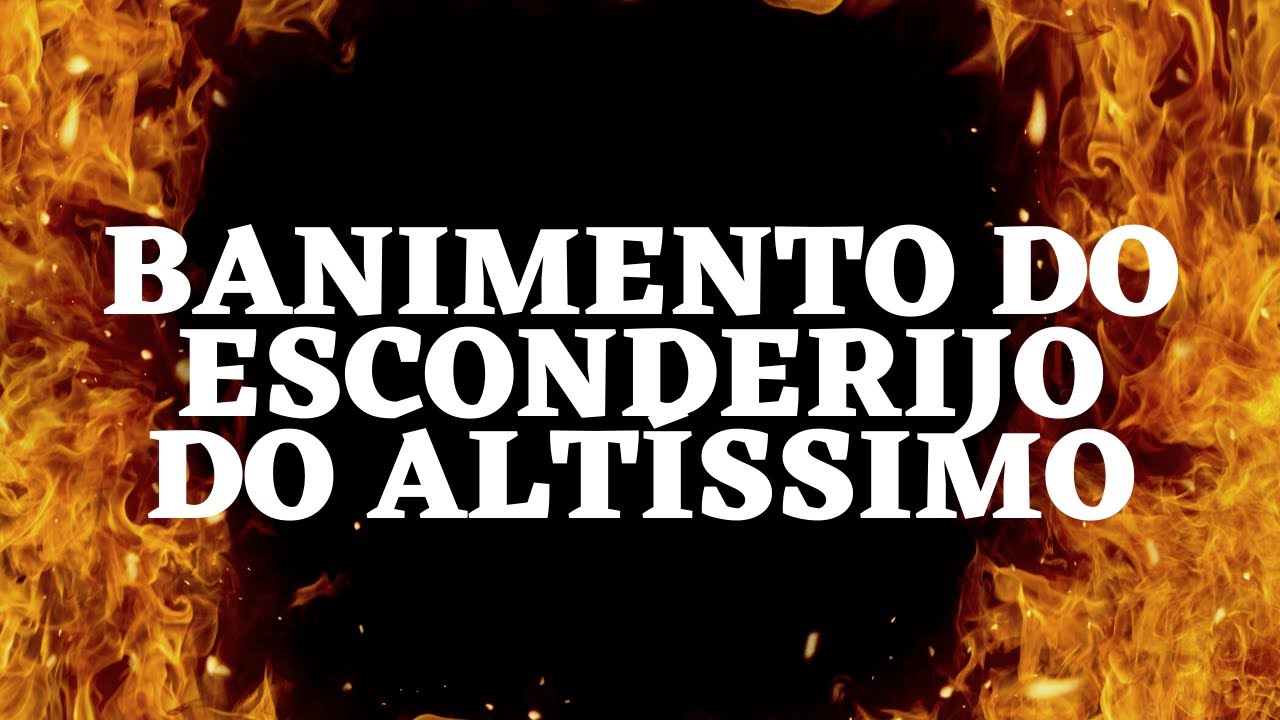 BANIMENTO GUIADO DO ESCONDERIJO DO ALT&Iacute;SSIMO - Para limpar e afastar energias indesejadas e nefastas