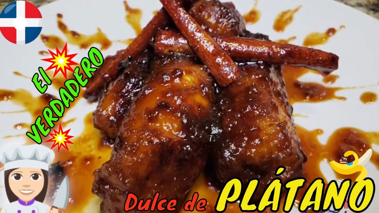 🔴Como hacer el VERDADERO DULCE DE PLÁTANO MADURO Dominicano🍌 Dulce de platano Dominicano receta.