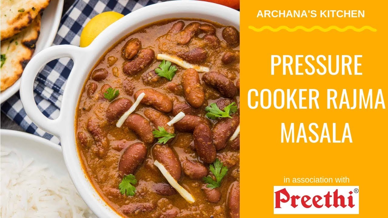 Rajma Masala in  Preethi Electric Pressure Cooker - North Indian Recipes By Archana's Kitchen