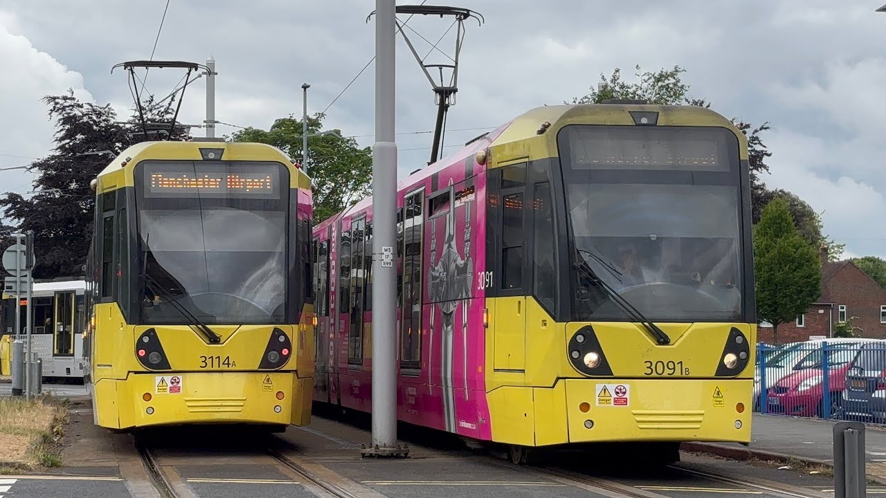 Tram-Spotting At Wythenshawe Town Centre (28.5.25) | Manchester MetroLink