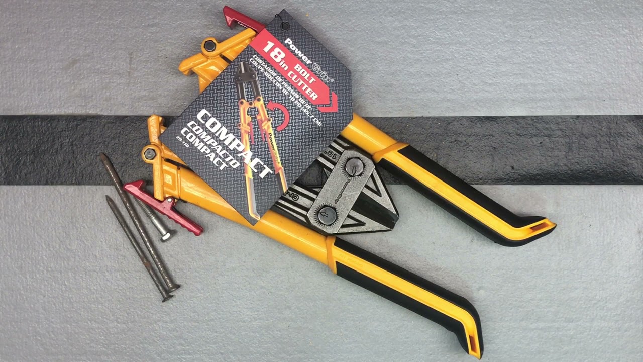 Unboxing & Demo: Olympia Tools Power Grip Bolt Cutter, 39-118, 18 Inches