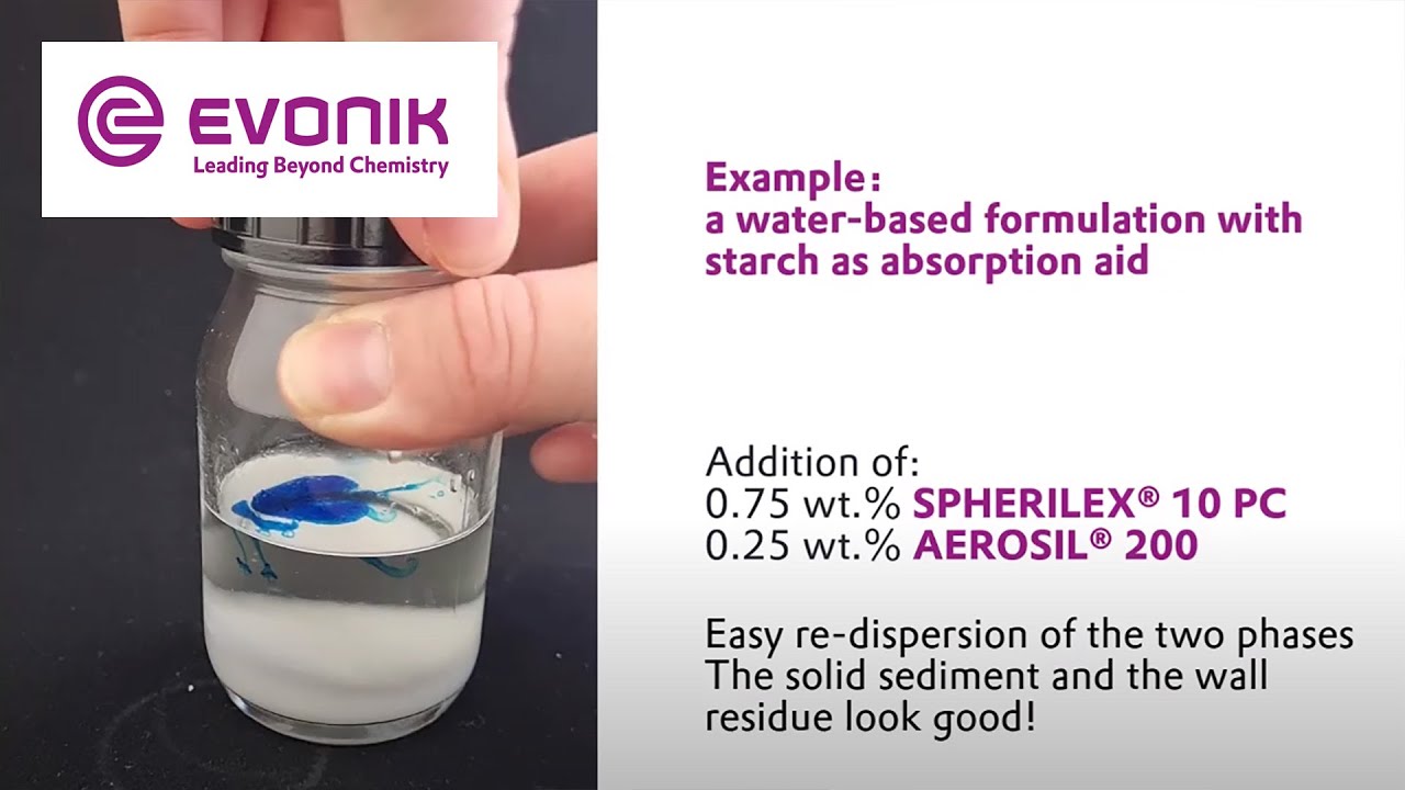 Silica as suspension stabilization aid | Evonik