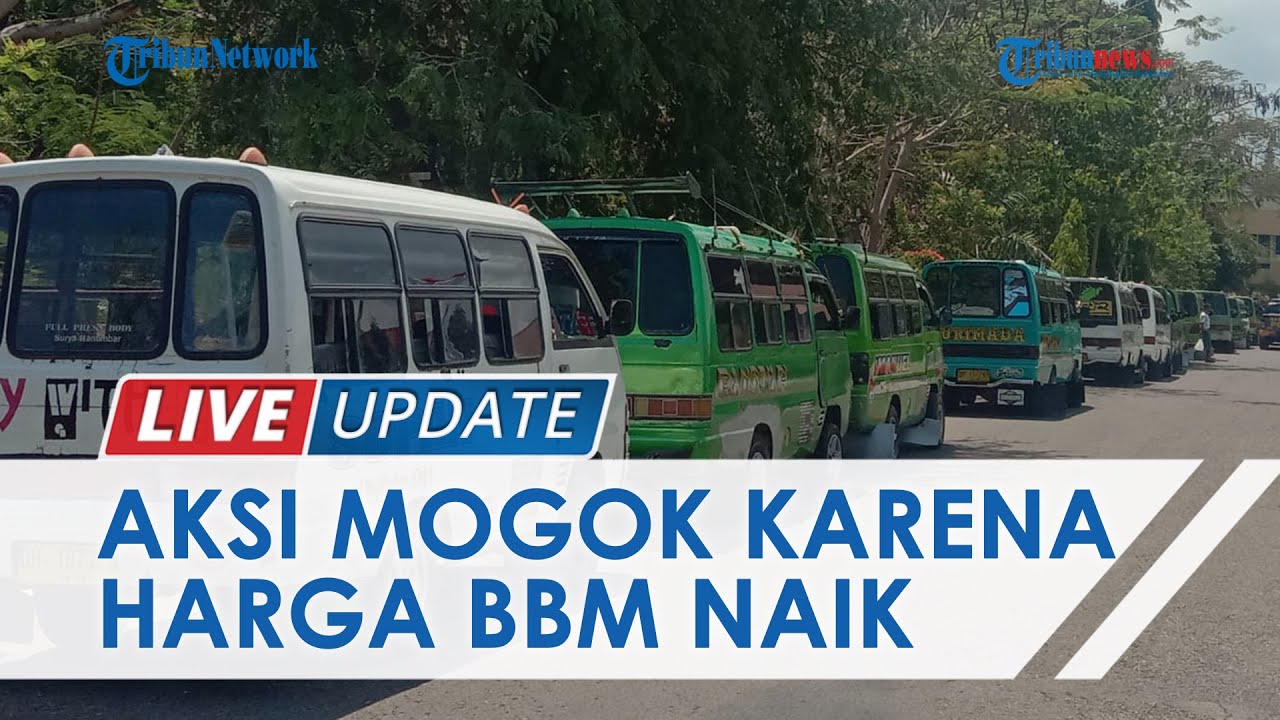 Imbas Harga BBM Naik, Sopir Angkot di Kota Kupang Gelar Aksi Mogok Kerja di Depan Kantor Dishub