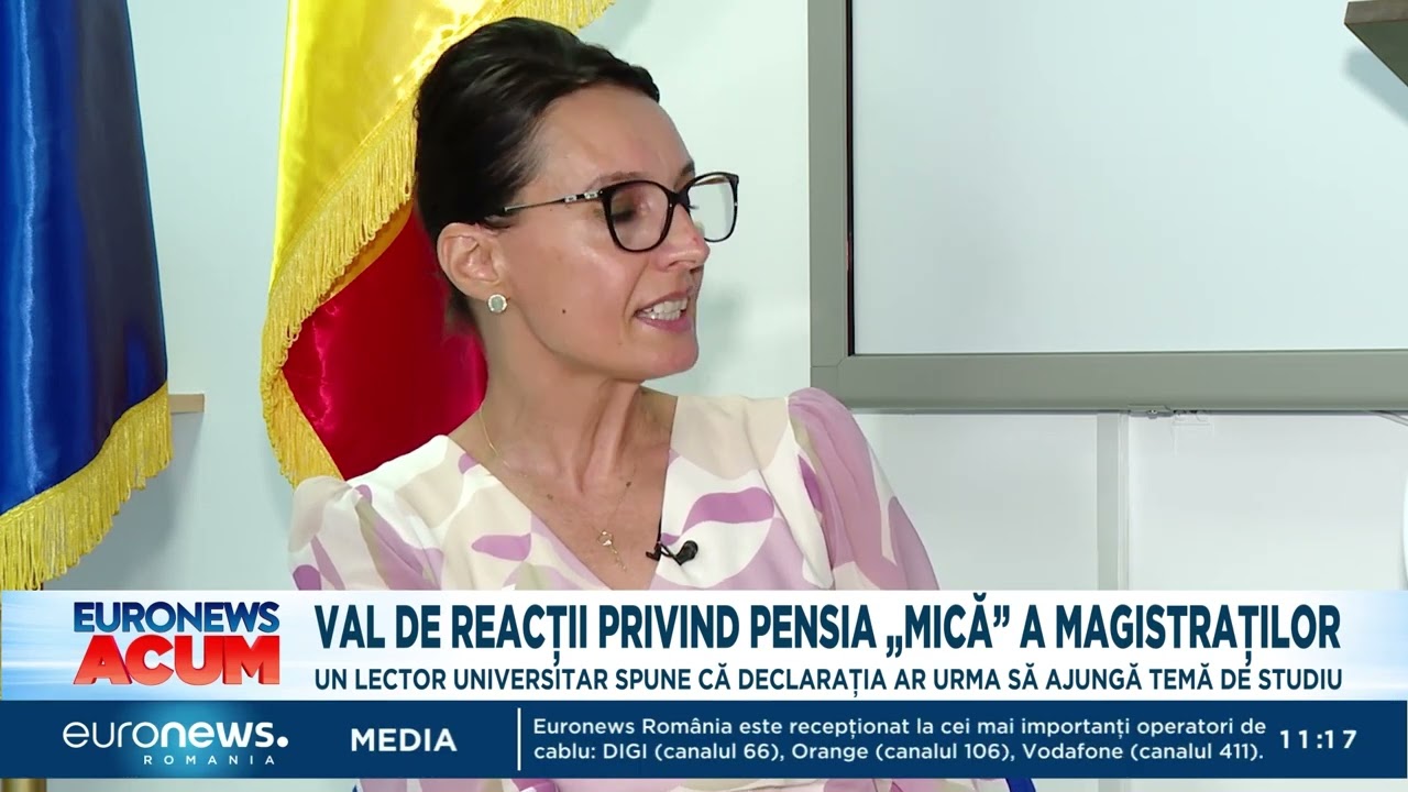 Val de reacții privind pensia „mică” a magistraților. Declarația ar putea ajunge temă de studiu
