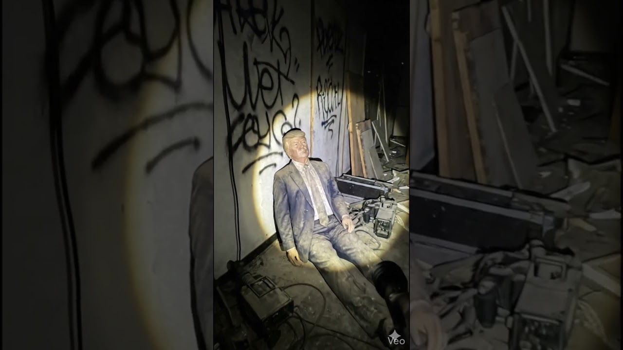 Is That… Donald Trump?! 😳 Found in an Empty Building 