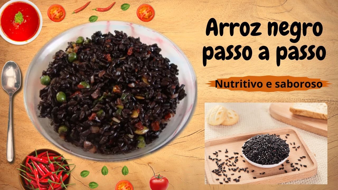 COMO-PREPARAR-ARROZ-PRETO. Aprenda o passo-a-passo e se delicie.