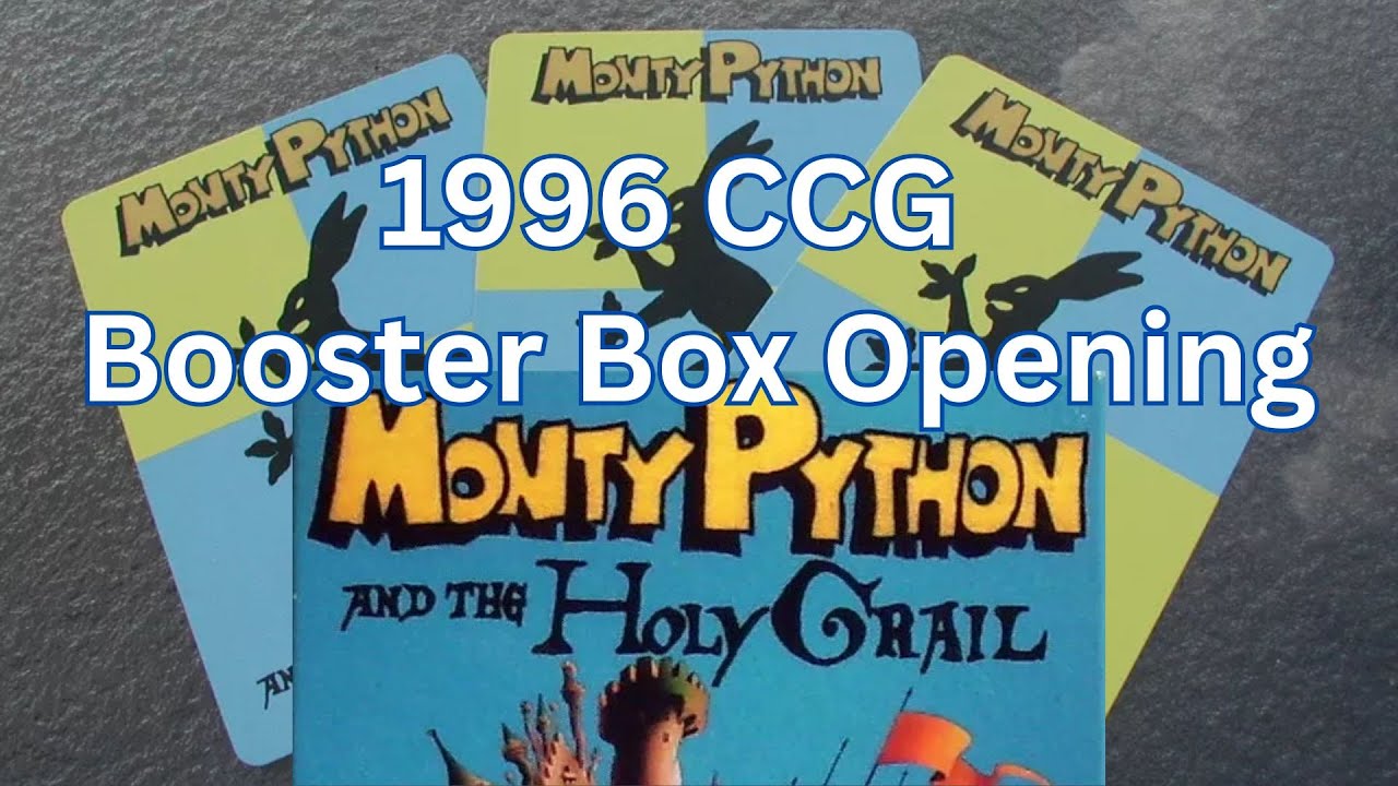 Let's Open Up a 1996 Monty Python and the Holy Grail CCG Booster Box & Starter Deck!