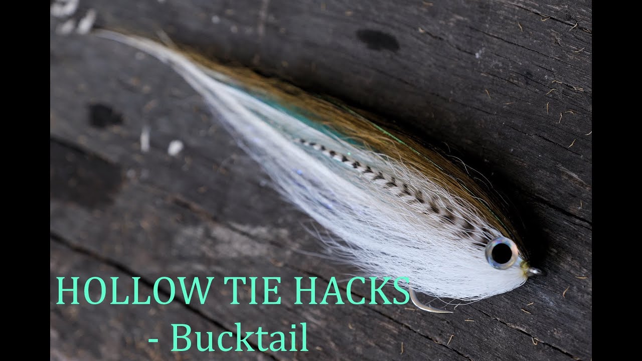 HOLLOW FLYTYING HACKS - A couple Hollow tie Bucktail tricks and Tips