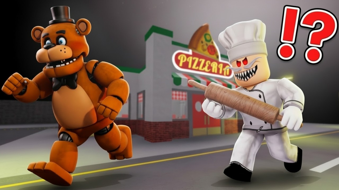 Freddy Plays Escape Papa Pizza's Pizzeria in Roblox