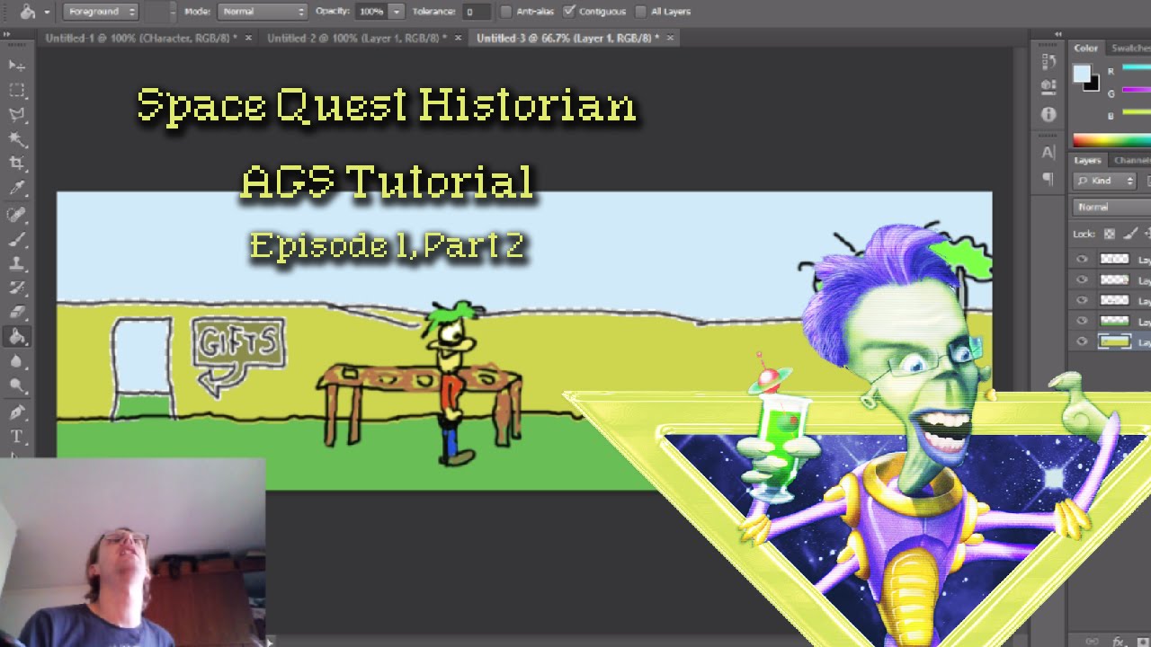 Adventure Game Studio Tutorial Episode 1, Part 2: Inventory and Hotspots