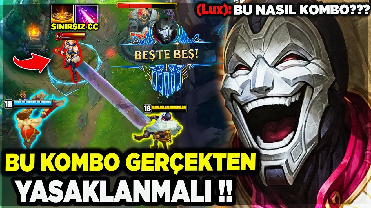 LOL TARİHİNDE BULUNMAMIŞ KOMBO !! RAKİPLER ŞOK OLDU !! TALİYAH JHIN PENTA