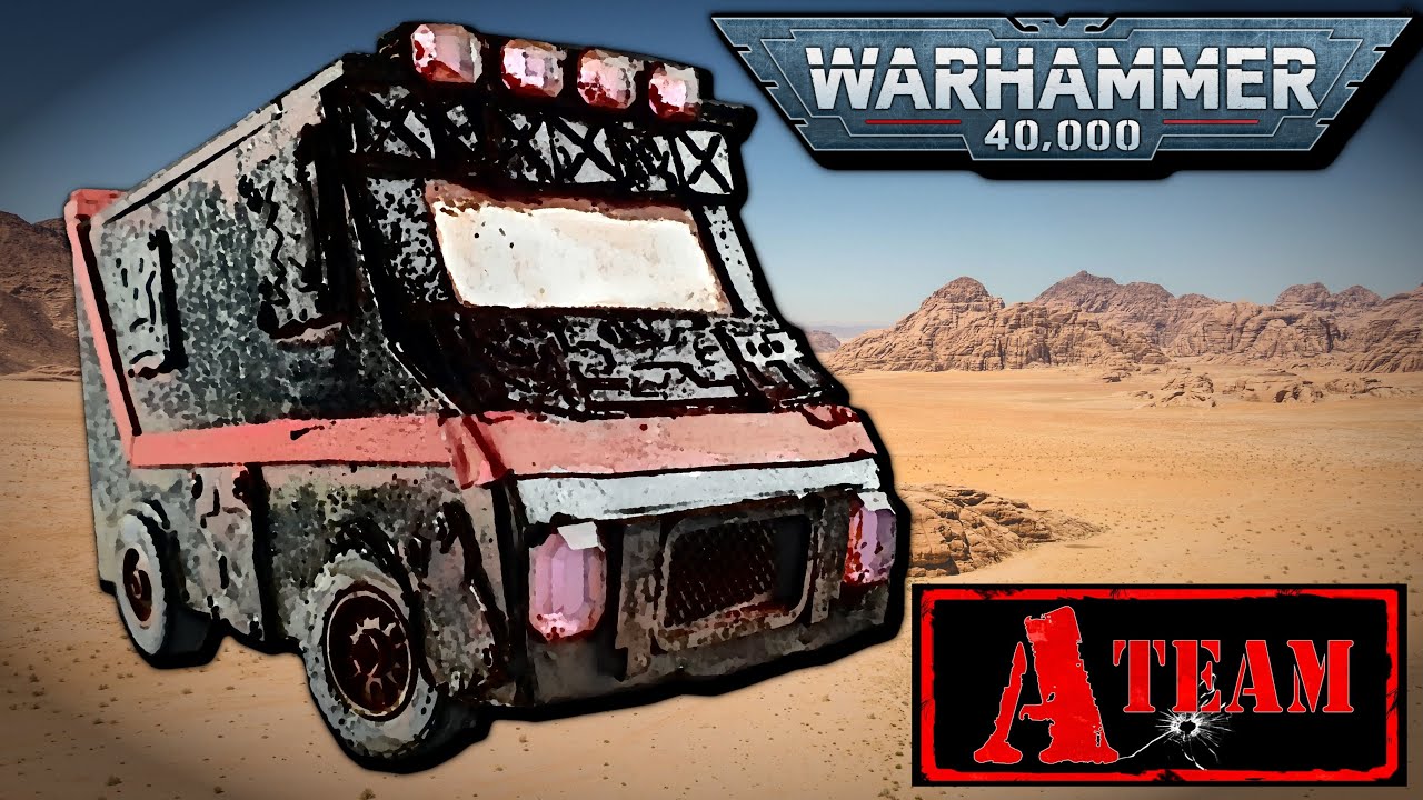Scratch Build - Warhammer 40k - Ork Trukk - A Team