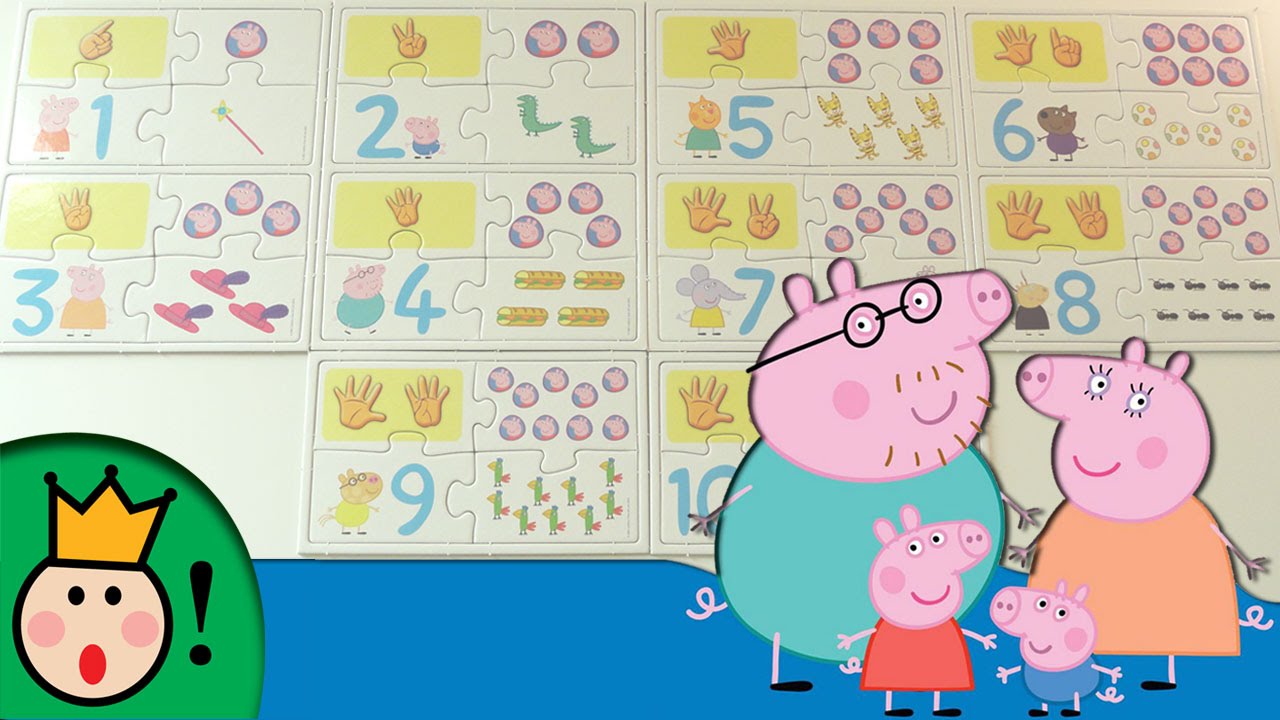 Aprende los N&uacute;meros con Peppa Pig y sus Amigos en Espa&ntilde;ol