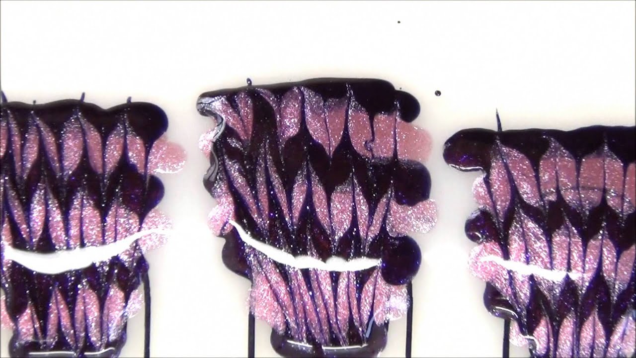 non water marble réalisé avec tapis silicone nail art mat DELANEY