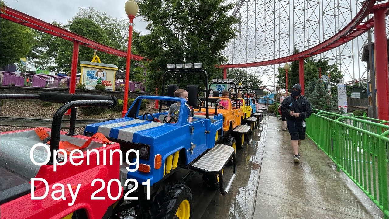 Worlds of Fun Opening Day 2021 - 2 Year-Old&rsquo;s 1st Time at Planet Snoopy