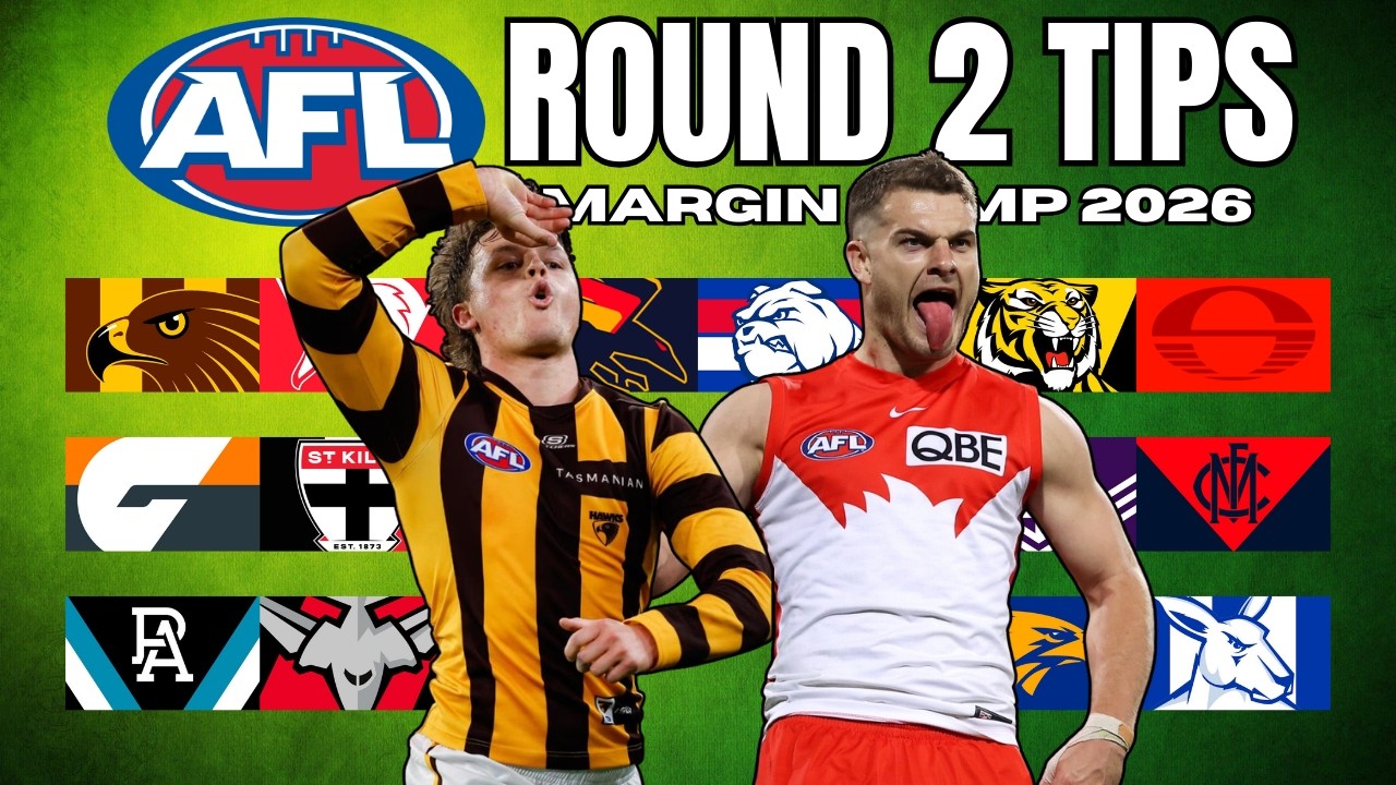 AFL Round 2 TIPS + MARGIN COMP 2026