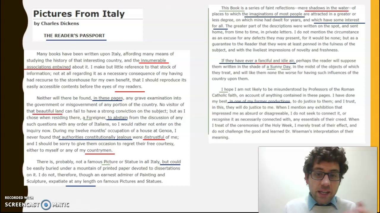 A Level English Language- Language Change- 1800s Text