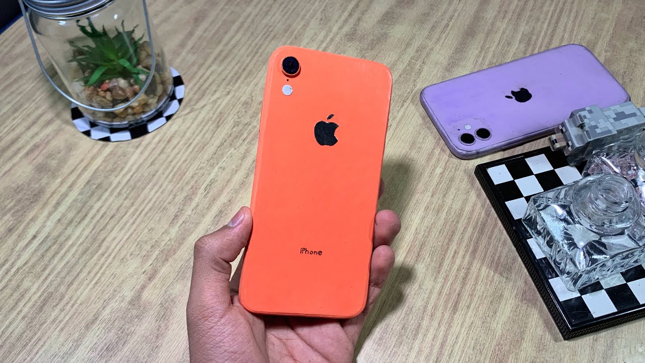 iPhone : How to make iPhone XR of cardboard | Tutorial