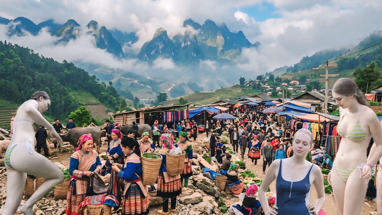 Chợ PHiên HÀ GIANG Nơi Nhiều Tinh Hoa Nhất Đông Bắc