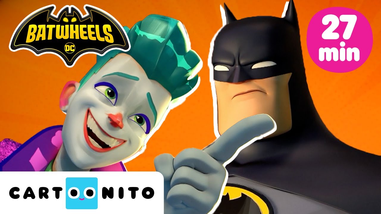 Situații lipicioase & urmăriri epice! Bam & Batman contra Joker | Urmărește BatRoți | Cartoonito