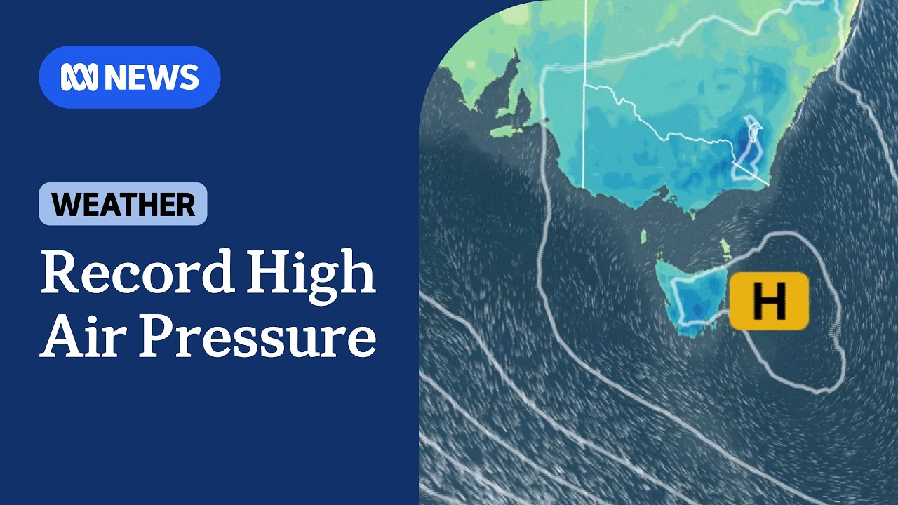 Highest-ever air pressure in Australia recorded over Tasmania | ABC NEWS