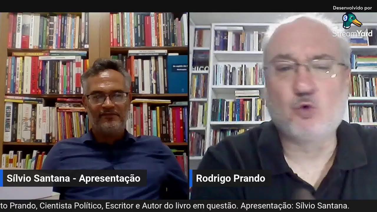 OLHAR INQUIETO - Convidado: Rodrigo Prando. Livro em discussão: Política e Sociedade no Brasil.
