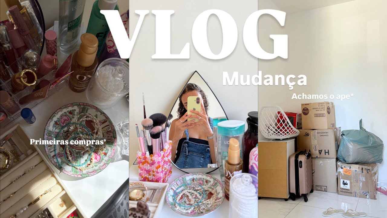VLOG + achamos o ape + mudança 