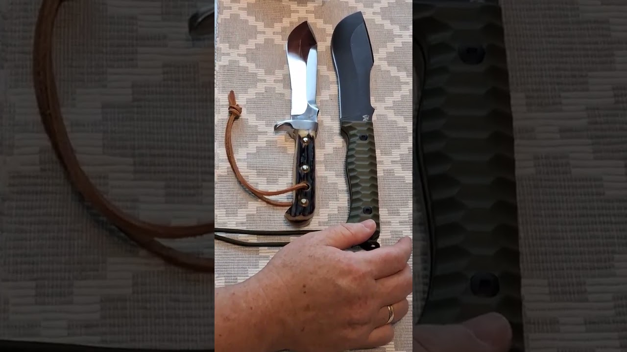 The old Puma White Hunter vs. the New Odenwolf Survival Wolf! A little comparison.