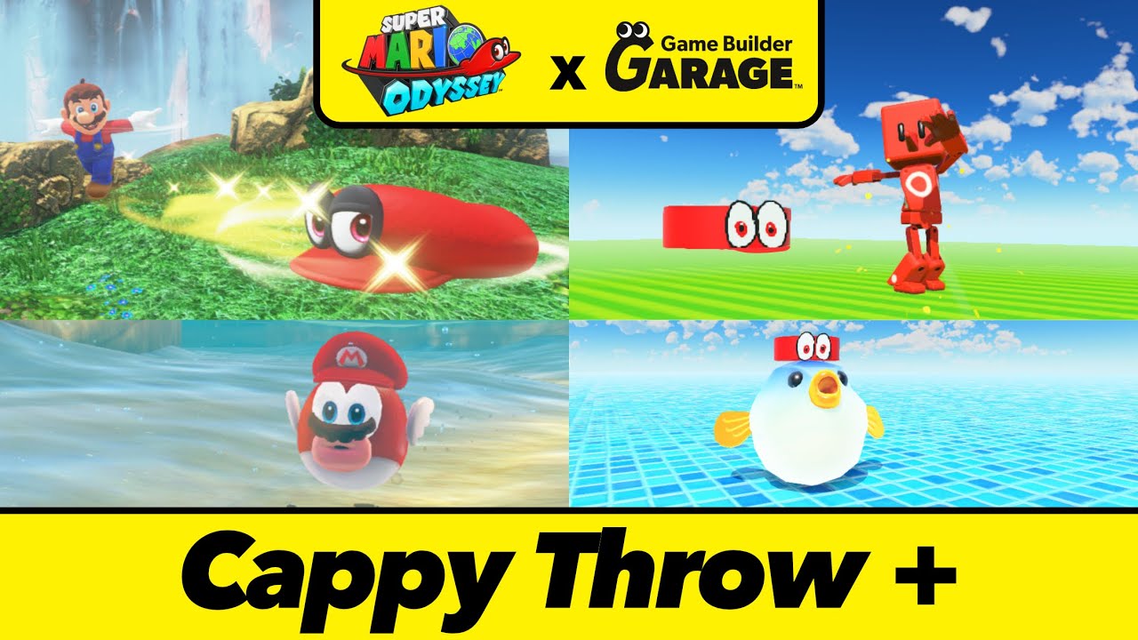 Давайте создадим механика броска и захвата кэппи из Super Mario Odyssey в Game Builder Garage